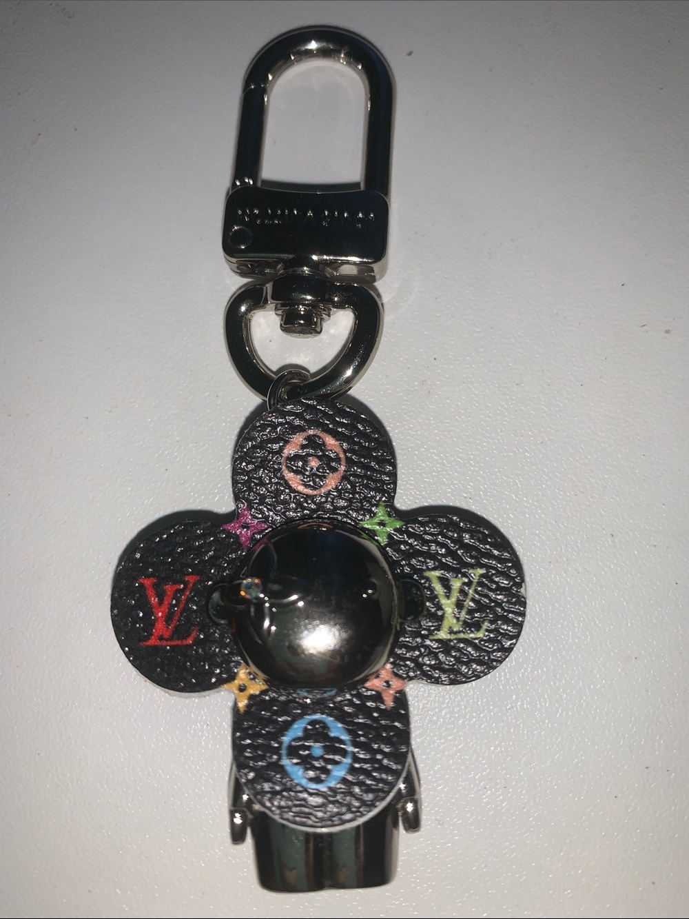 upcycled Vivienne bag/purse charm keychain